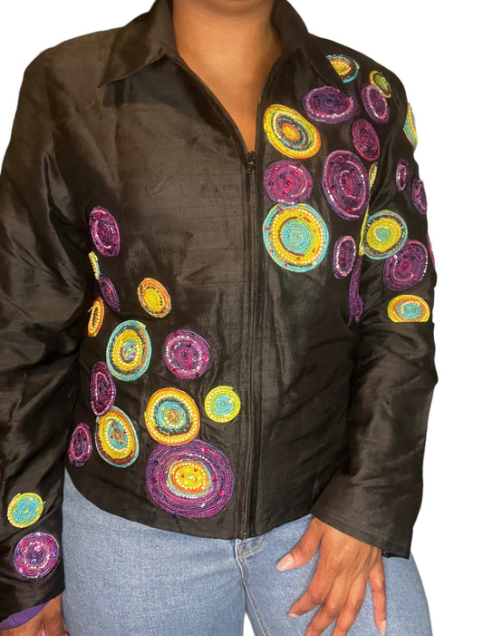 Going In Circle Sequin Detailed Jacket