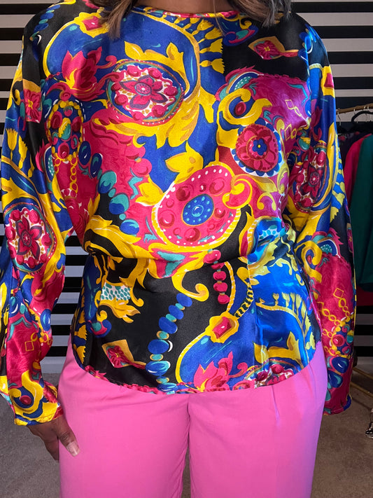 Vibrant Thing Silk Shirt