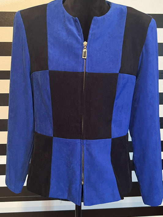 Jessica Howard Black & Blue Jacket