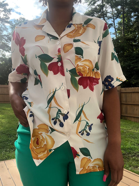 Falling Flower Shirt